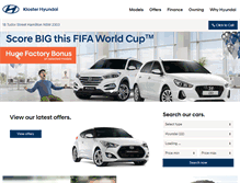 Tablet Screenshot of klosterhyundai.com.au